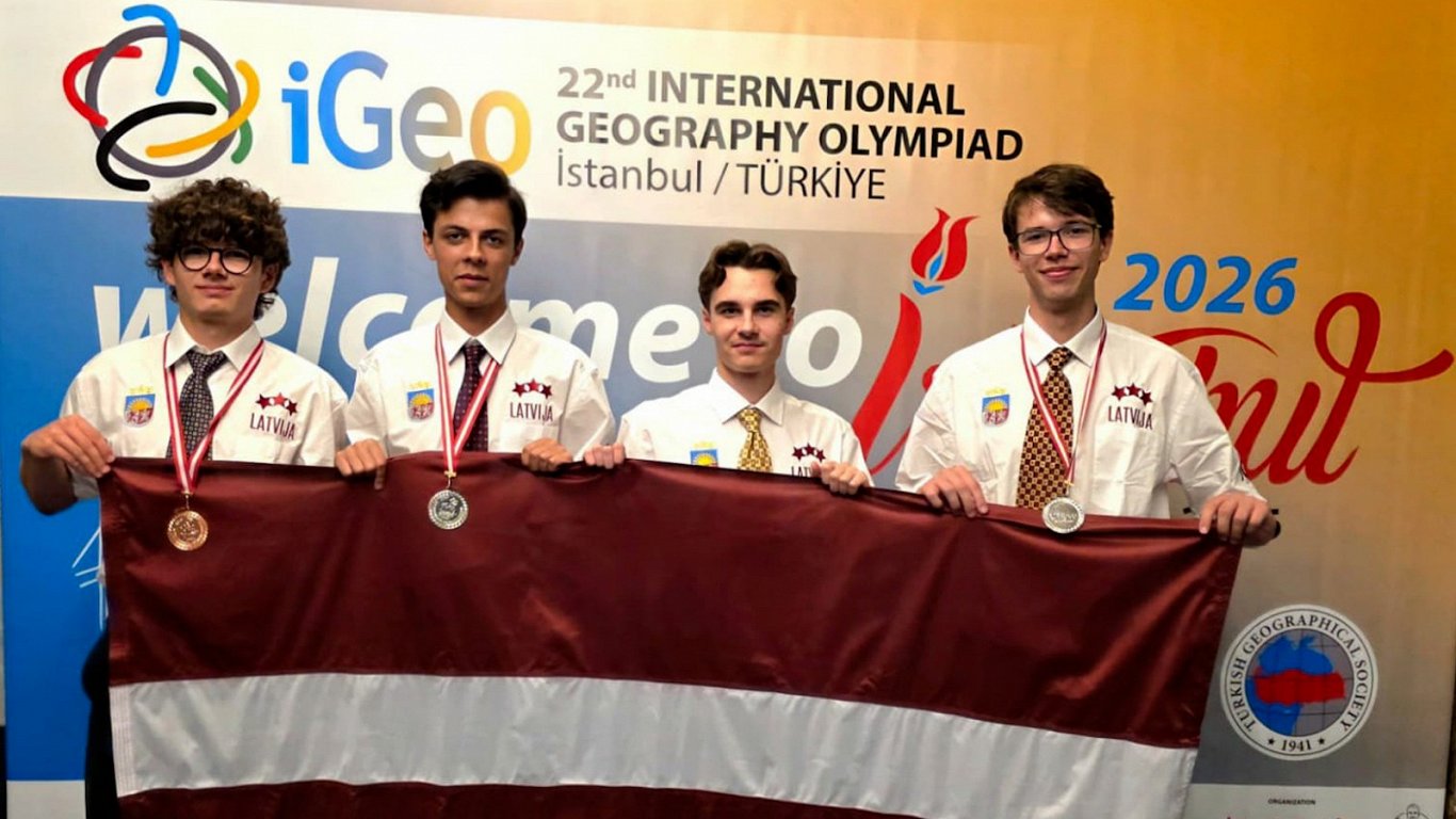 Latvijas skolēni sasnieguši līdz šim augstāko rezultātu Starptautiskajā ģeogrāfijas olimpiādē