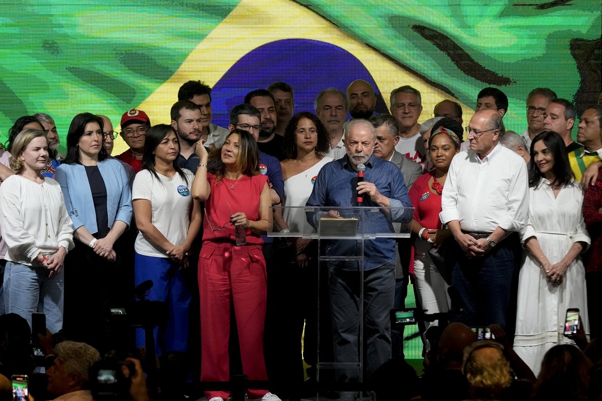 Brazīlijas prezidenta vēlēšanās uzvarējis Lula