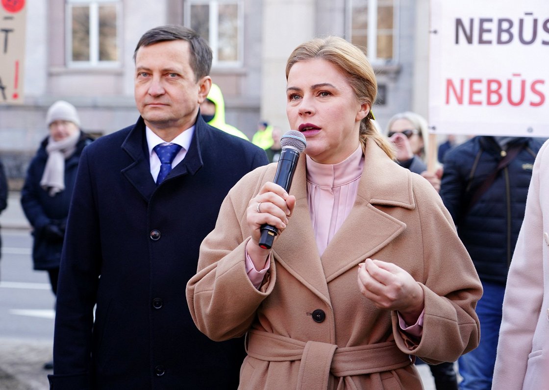 Siliņa un Krauze apsver atkāpšanos no vadības pēc vēlēšanu rezultātiem