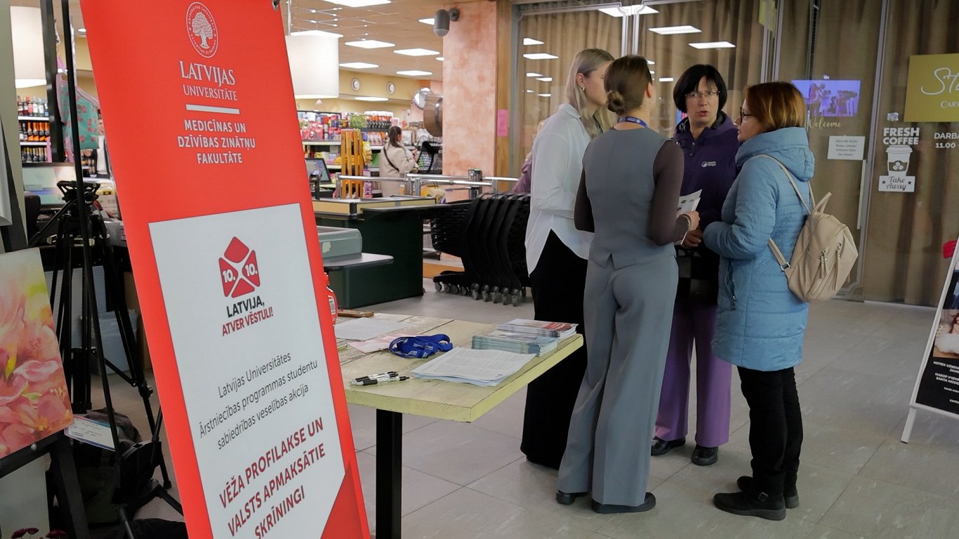 Studenti pēta vēža skrīningu iedzīvotāju atsaucību Latvijā