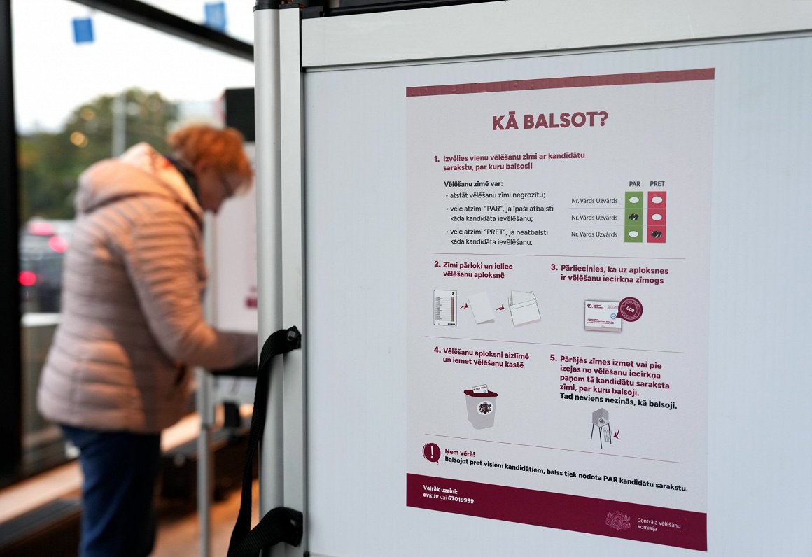 Vairāk nekā 83 000 vēlētāju nodevuši balsis glabāšanā 15. Saeimas vēlēšanām